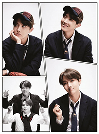 Image: Hobi in various poses, MOTS 7 Concept Photos