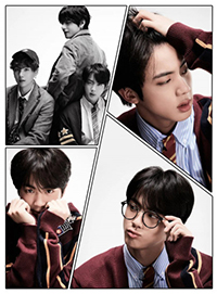 Image: Jin in various poses, MOTS 7 Concept Photos