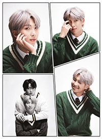 Image: Namjoon in various poses, MOTS 7 Concept Photos