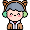 Icon: Cute guy with teddy ears