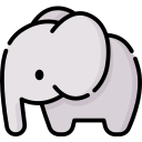 Icon: A tiny elephant