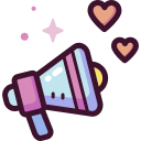 Icon: Cute megaphone